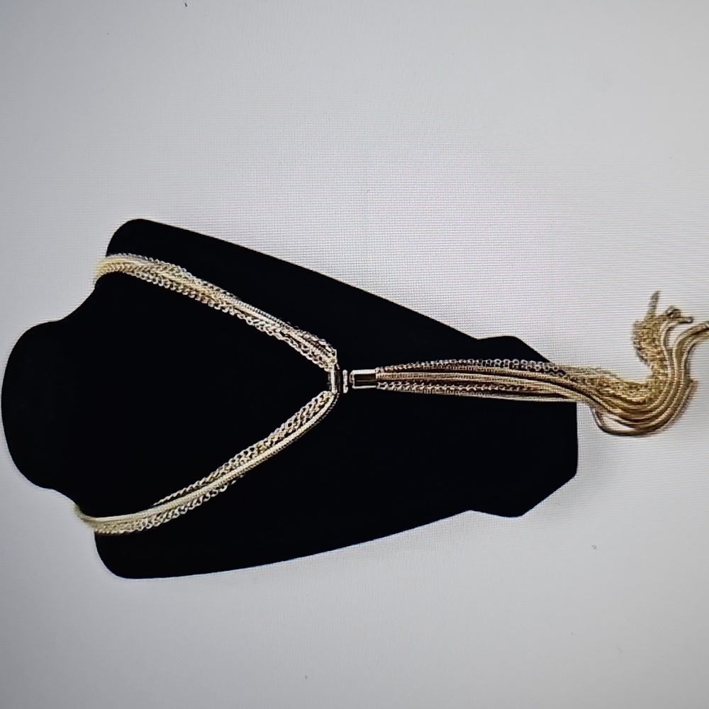 NWT I.N.C. International Concepts Multi-Chain Tassel Long Lariat Necklace 28"